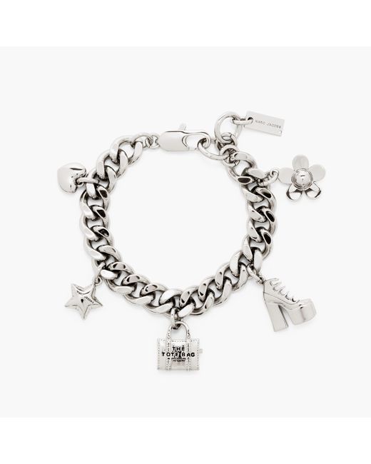 Marc Jacobs Metallic The Mini Icon Charm Bracelet