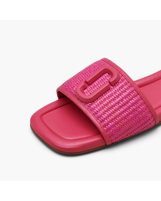 Marc Jacobs Pink The Woven J Marc Sandal