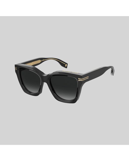 Marc Jacobs Black Icon Edge Oversized Square Sunglasses