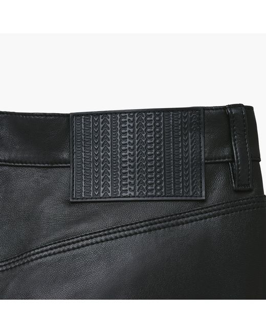 Marc Jacobs Black Oversized Leather Pants
