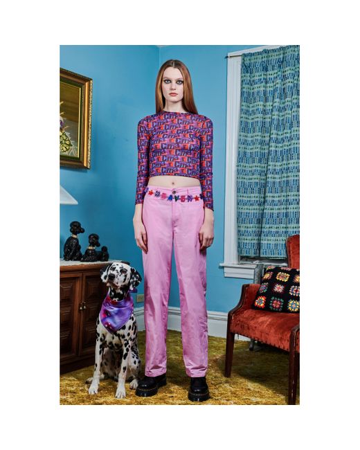 Marc Jacobs Pink Heaven By Wide Trousers for men
