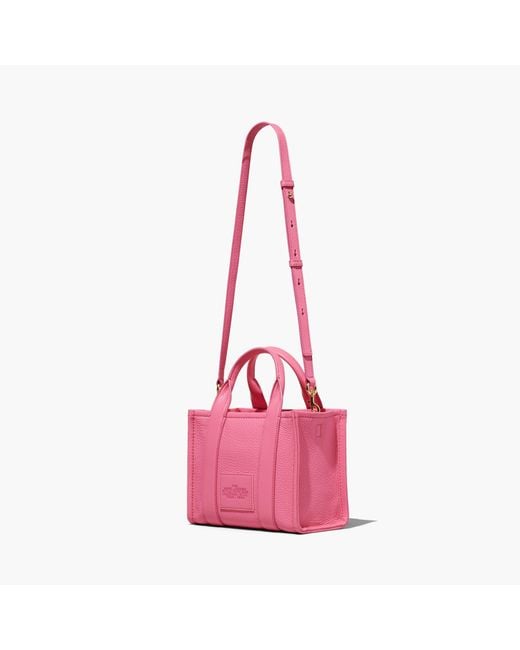 Leather tote Marc Jacobs Pink in Leather - 24883022