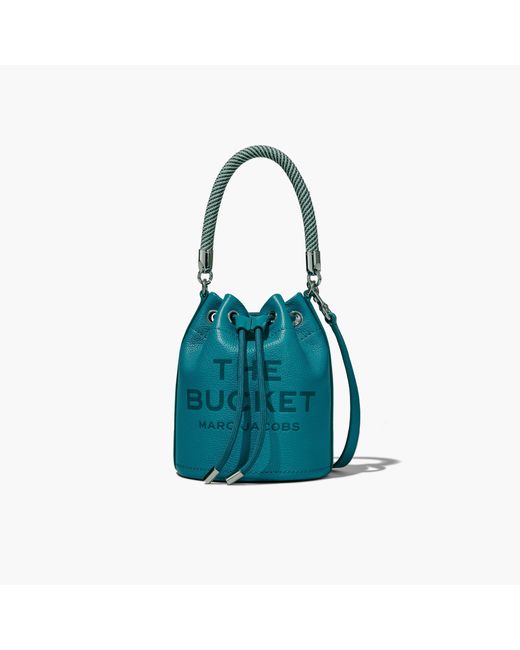 Marc Jacobs Blue The Leather Bucket Bag