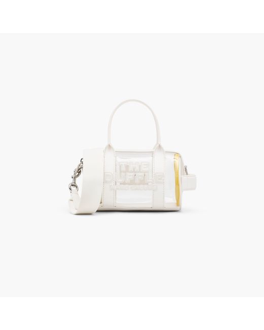 Marc Jacobs White The Clear Mini Duffle Bag