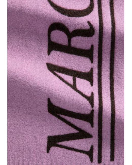 Sciarpa Con Logo di Marc O' Polo in Purple