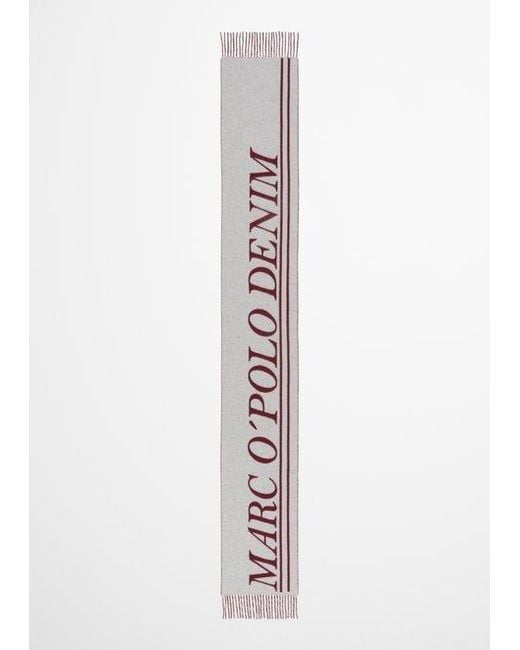 Sciarpa Con Logo di Marc O' Polo in White