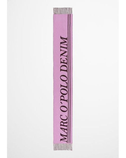 Sciarpa Con Logo di Marc O' Polo in Purple
