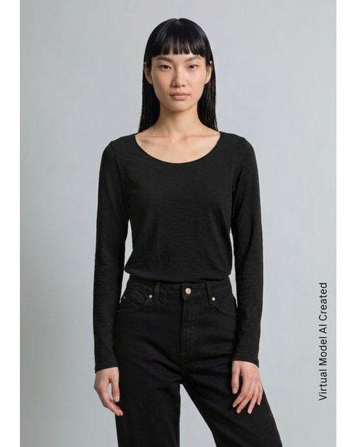 Marc O' Polo Longsleeve Regular in het Black
