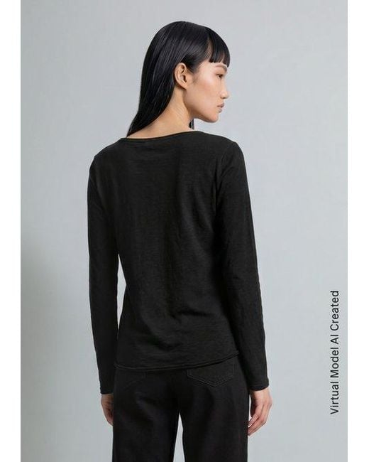 Marc O' Polo Longsleeve Regular in het Black