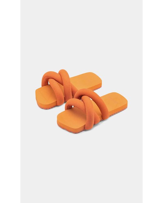 Yume Yume Tyre Slide Mandarin Suede in Orange | Lyst