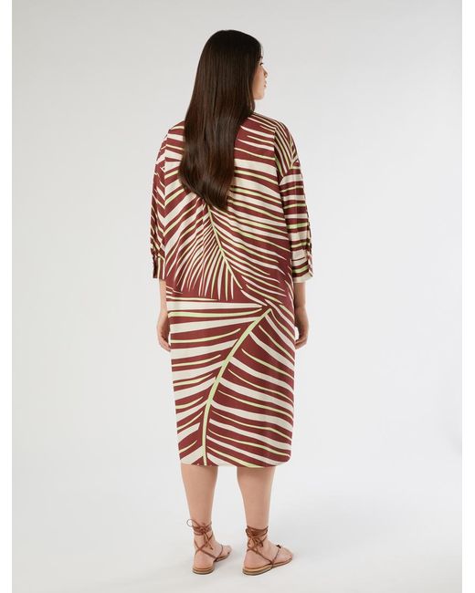 Robe-Chemise En Popeline De Coton Marina Rinaldi en coloris White