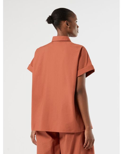 Chemise En Toile De Coton Marina Rinaldi en coloris Orange