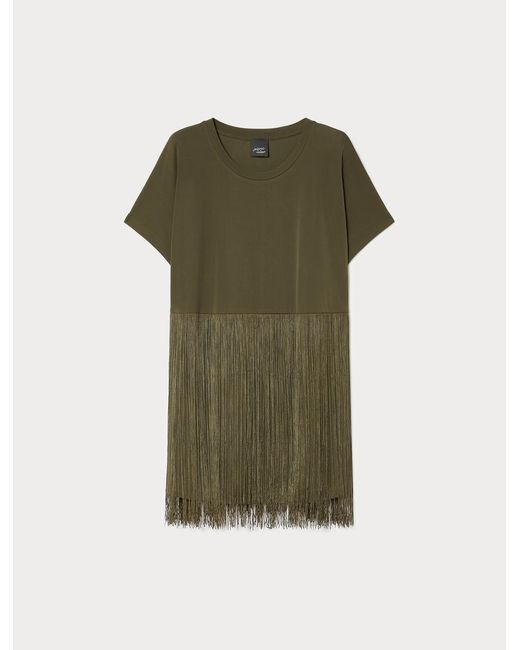 T-Shirt En Jersey Interlock Marina Rinaldi en coloris Green