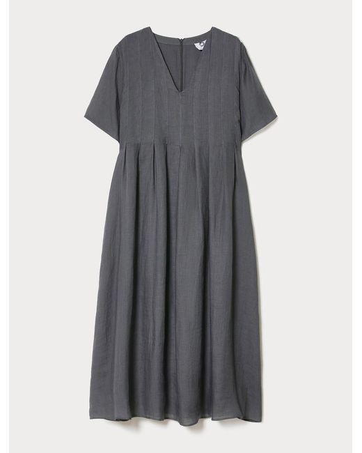 Robe En Sergé De Ramie Marina Rinaldi en coloris Blue