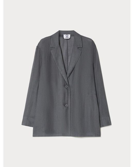 Tunique En Sergé De Ramie Marina Rinaldi en coloris Gray