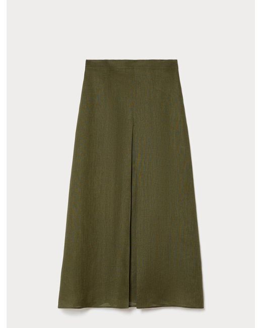 Jupe Évasée En Lin Marina Rinaldi en coloris Green