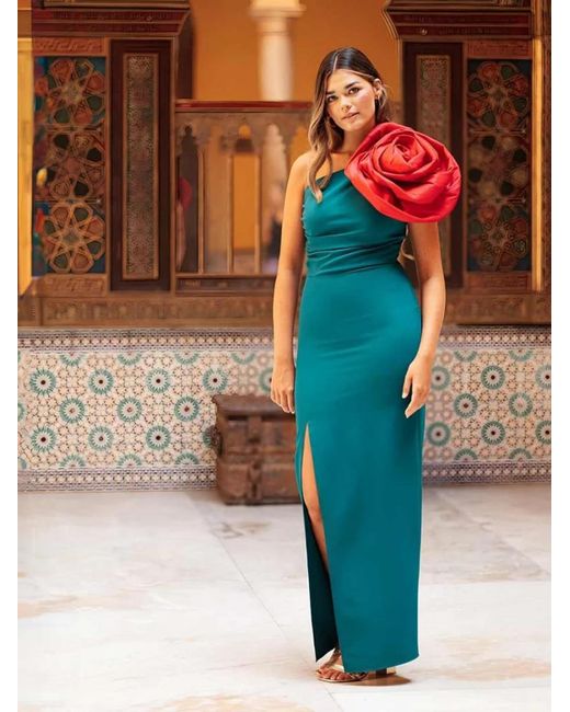 Vestido Siena Rosal Mariquita Trasquilá de color Multicolor
