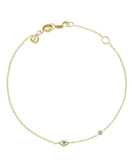 Sydney Evan Single Mini Evil Eye Bracelet Save 52 Lyst