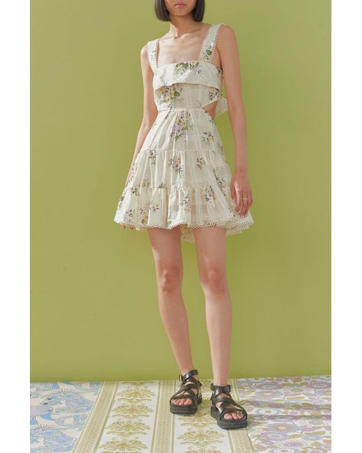 ALÉMAIS Cotton Margot Mini Sundress in 