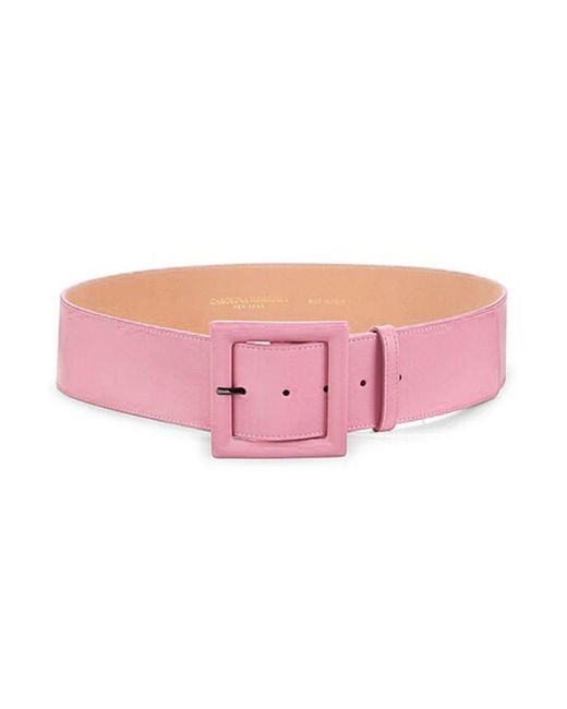 Square Buckle Belt in Blush (Pink 