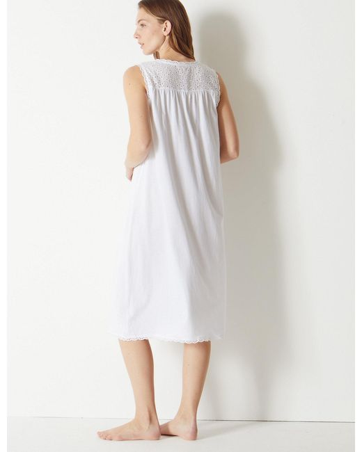 marks and spencer cotton nightdress