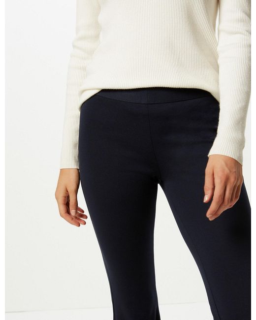 slim bootcut trousers