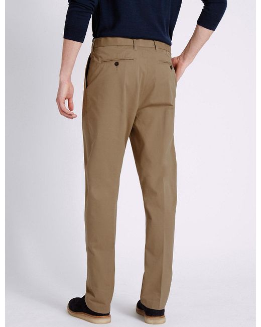 Lyst - Marks & spencer Regular Fit Chinos With Stormweartm for Men
