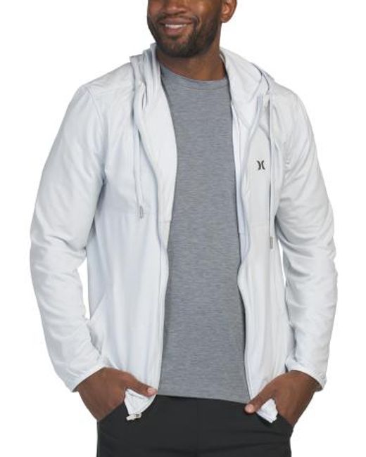 MARSHALLS Gray Full Zip Performance Jacket