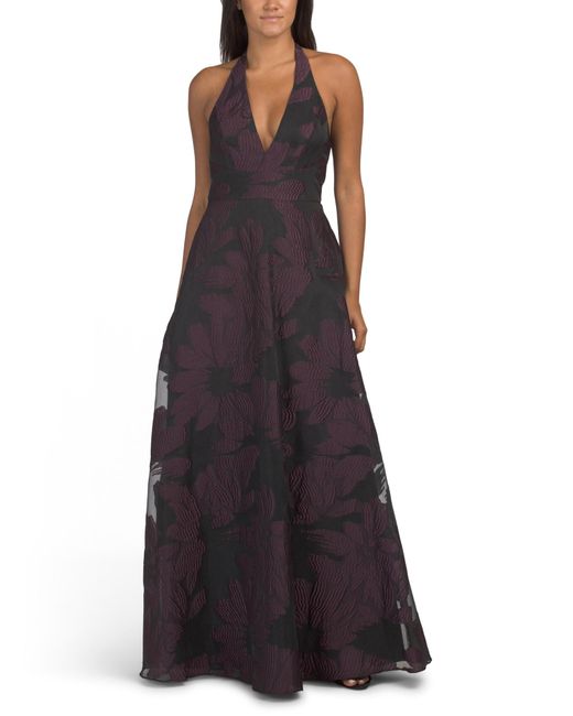 marshalls evening dresses Women's Purple Sleeveless Soutache Gown For Special Occasions | Dresses, Accessories,