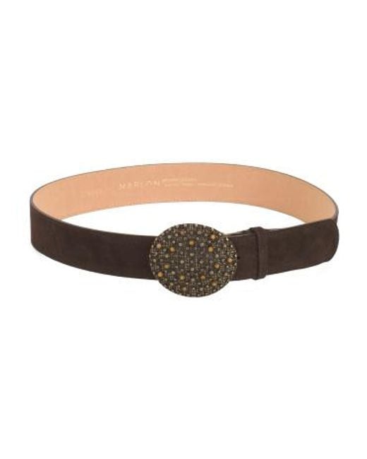 MARSHALLS White Suede Sami Belt