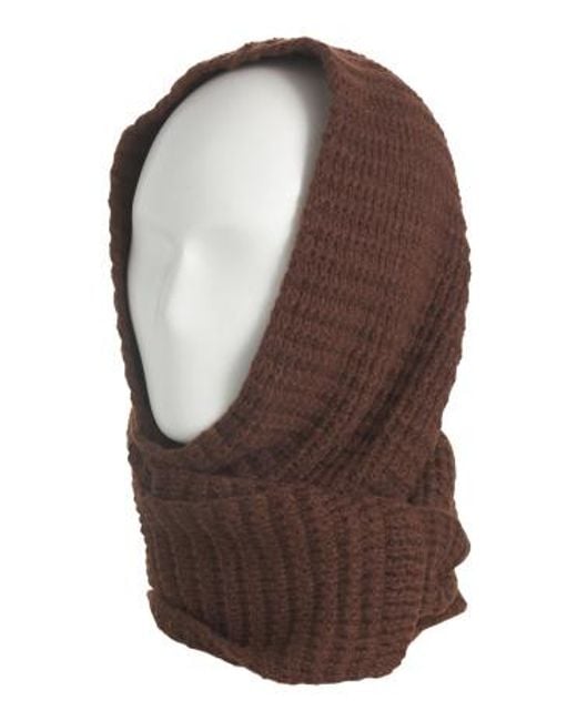 MARSHALLS Brown Knit Bonnet For