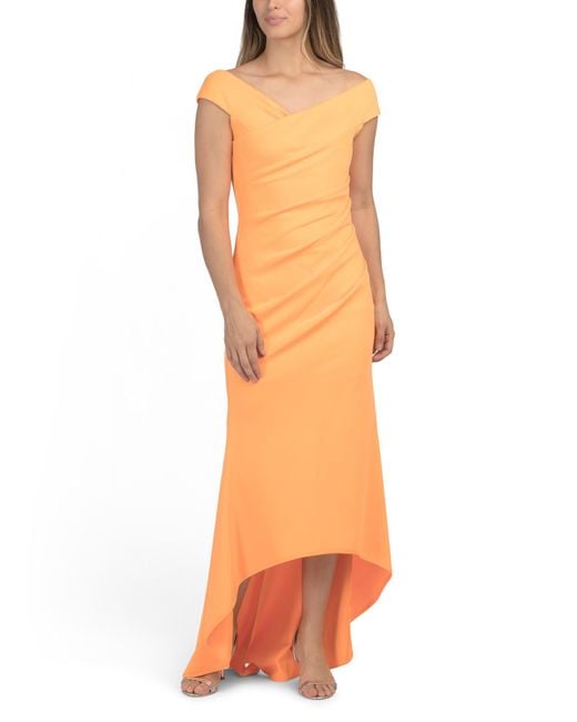 MARSHALLS Orange Brielle Gown For