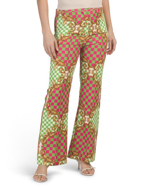 MARSHALLS Multicolor Checkered Bootcut Pants For