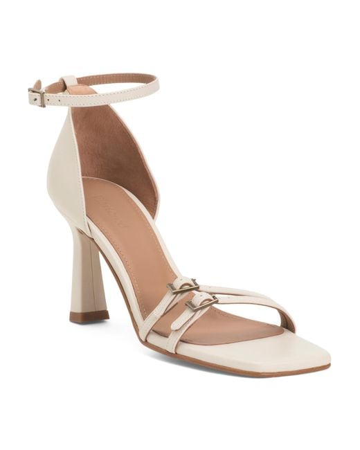 MARSHALLS Multicolor Leather Ruby Heeled Sandals For