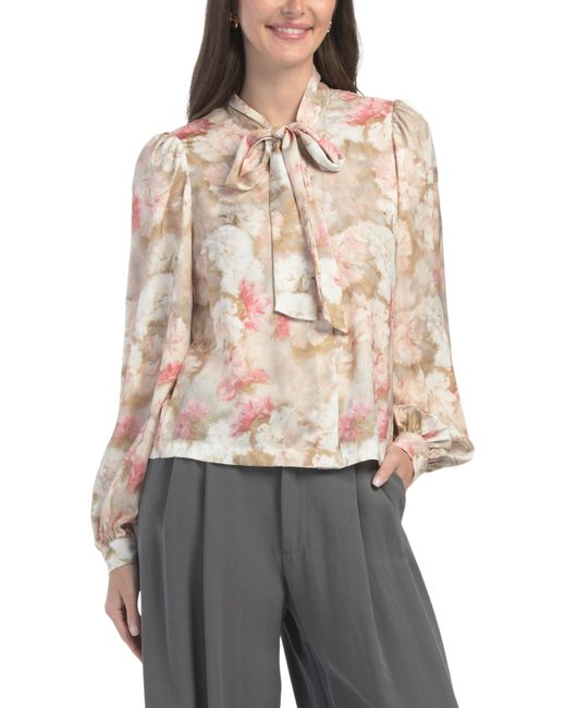 MARSHALLS Gray Mackenzie Blouse For