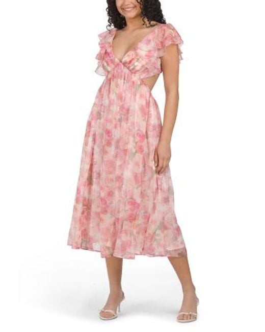 strapless open back dress 38 Mens Pink Linen Suit main image 0