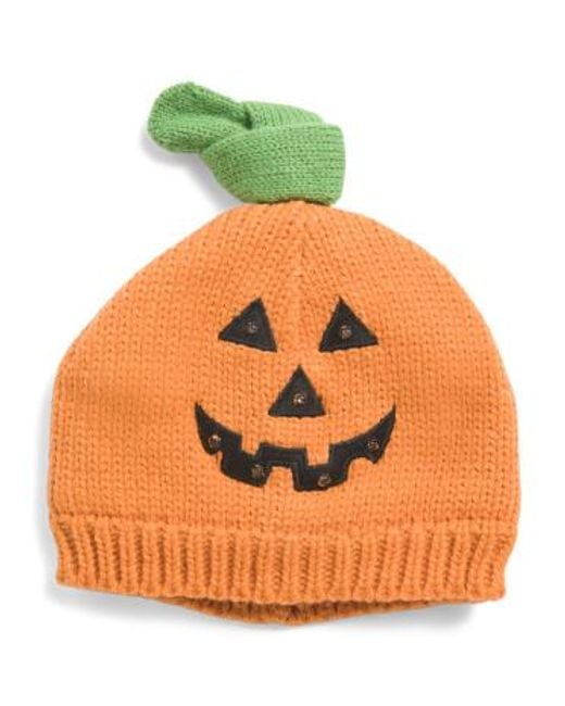 MARSHALLS Orange Pumpkin Led Crochet Hat