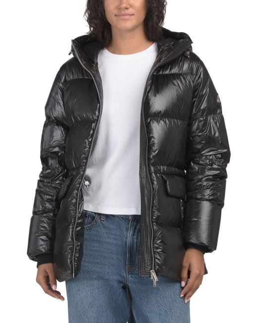 MARSHALLS Black Whitney Puffer Jacket For