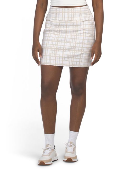 MARSHALLS White Techno Mini Skort For