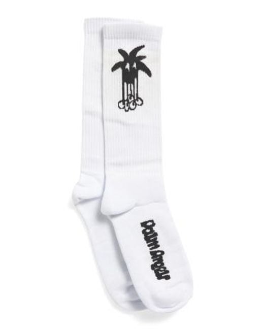 MARSHALLS White Monogram Socks For for men