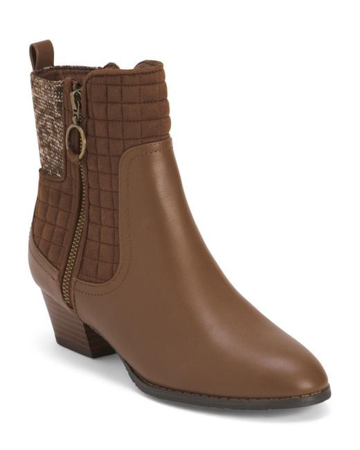 MARSHALLS Brown Wide Width Reese Booties For
