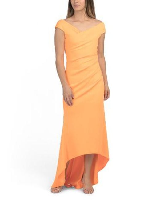 MARSHALLS Orange Brielle Gown For