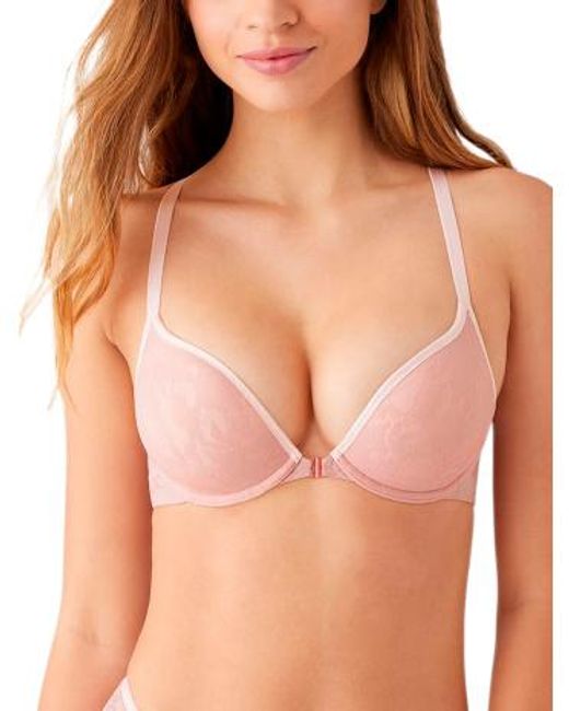 MARSHALLS Brown Shadow Scene Push Up Bra For