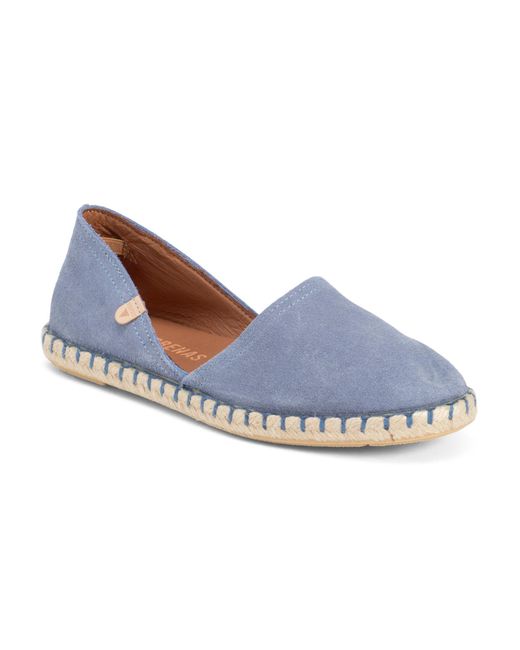 MARSHALLS Blue Suede Flats For