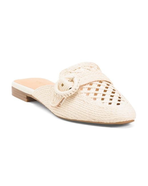 MARSHALLS White Caspe Mules For