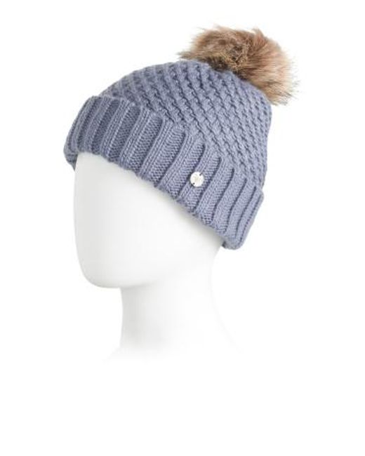 MARSHALLS Blue Blizzard Beanie For
