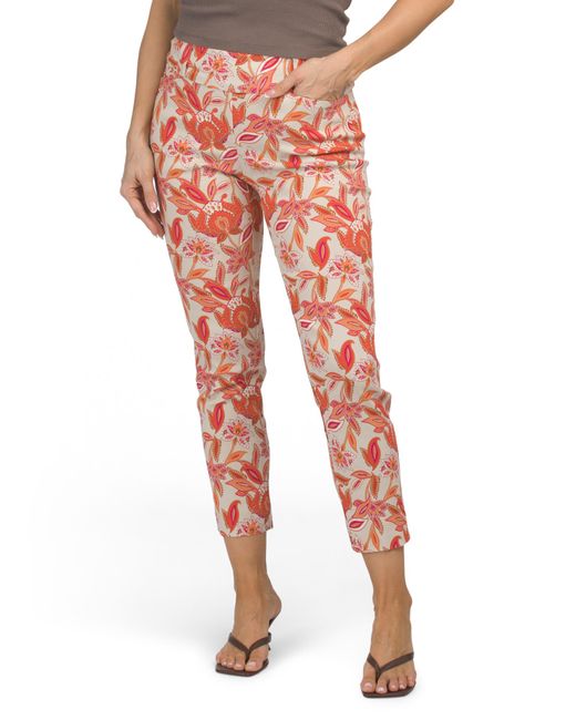 MARSHALLS Red Printed Techno Pants For