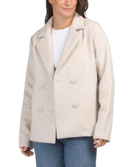 MARSHALLS Natural Wool Blend Ingrid Jacket For