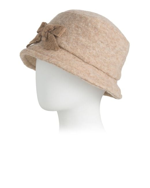 MARSHALLS White Wool Blend Cloche For