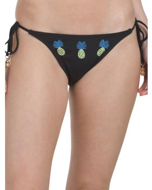 MARSHALLS Black String Bikini Bottoms For